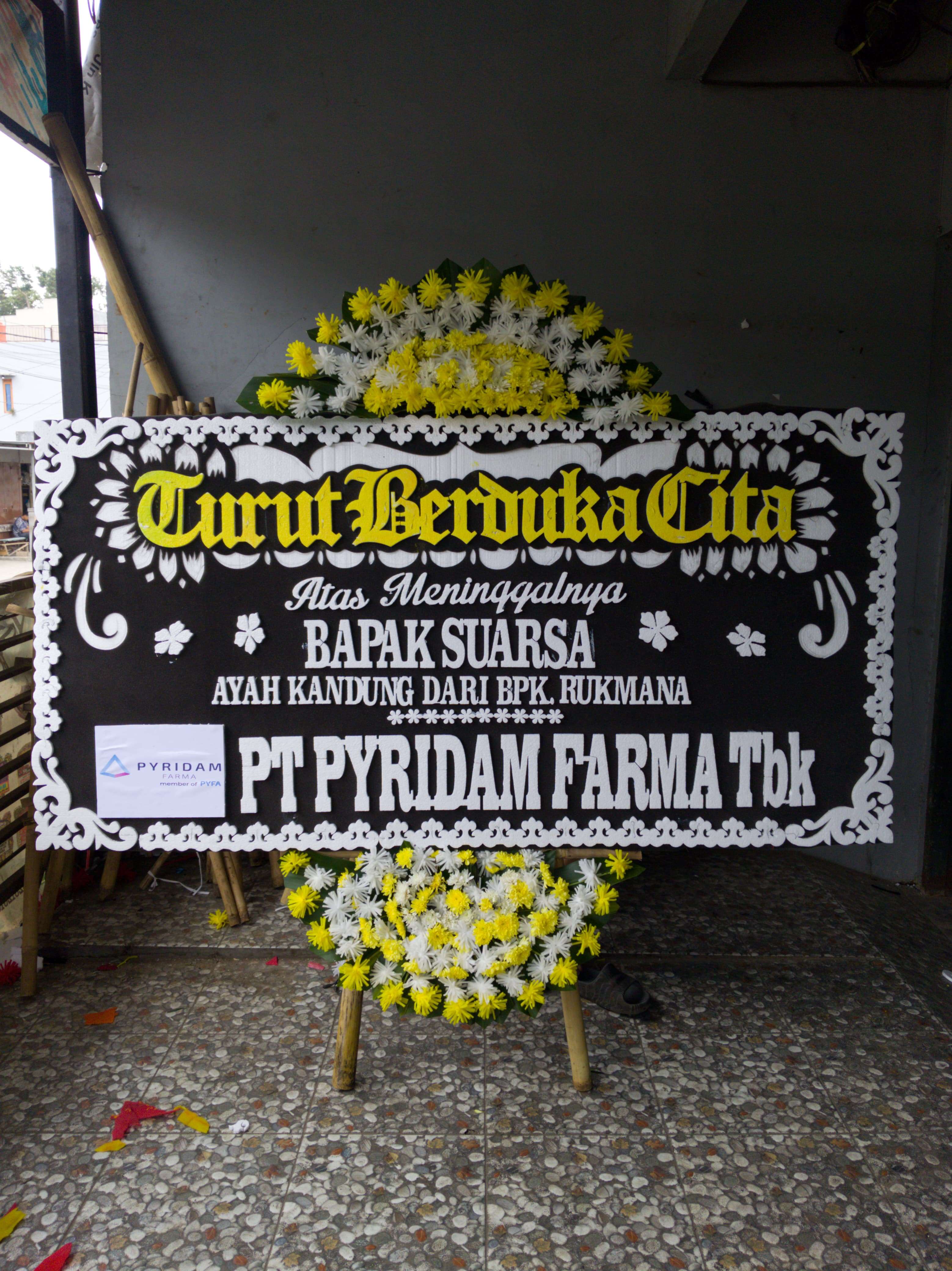 Bunga papan duka cita bandung